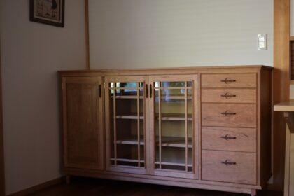陰影の家具　カップボード　オーダー家具　神奈川　海老名
