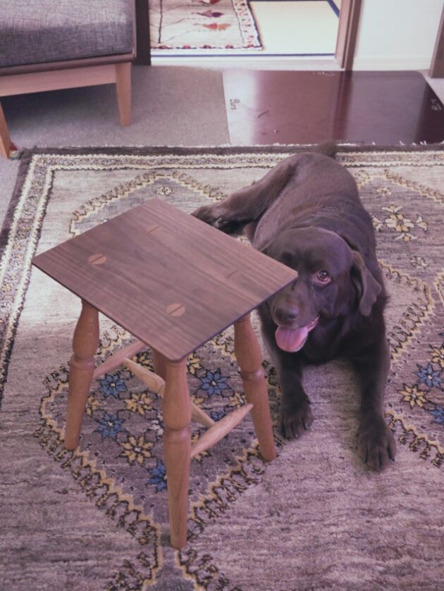 犬とスツール　注文家具　神奈川　海老名